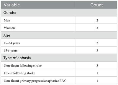 Understanding the experience of users of communication aids and applications through focus group discussions with people with aphasia and family members